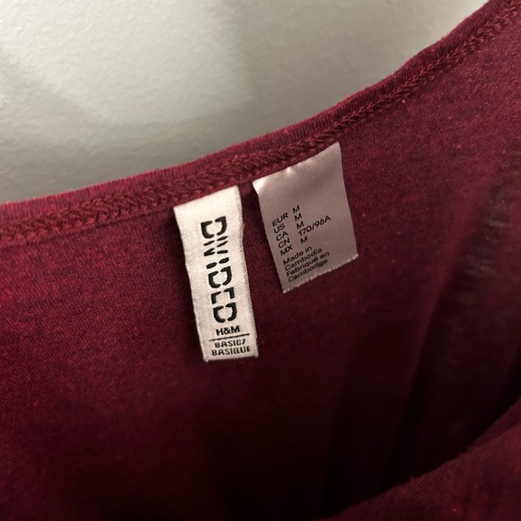 Burgundy H&M Romper - Picture 4 of 4